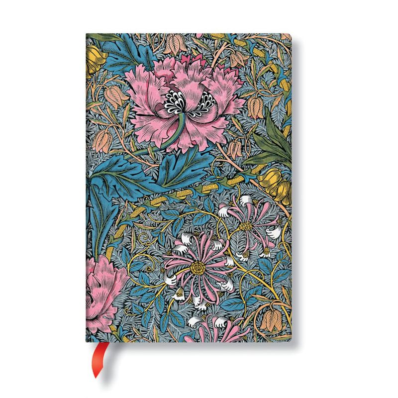 PAPER BLANKS - Libreta William Morris Madreselva T. Dura C/Lineas, Mini