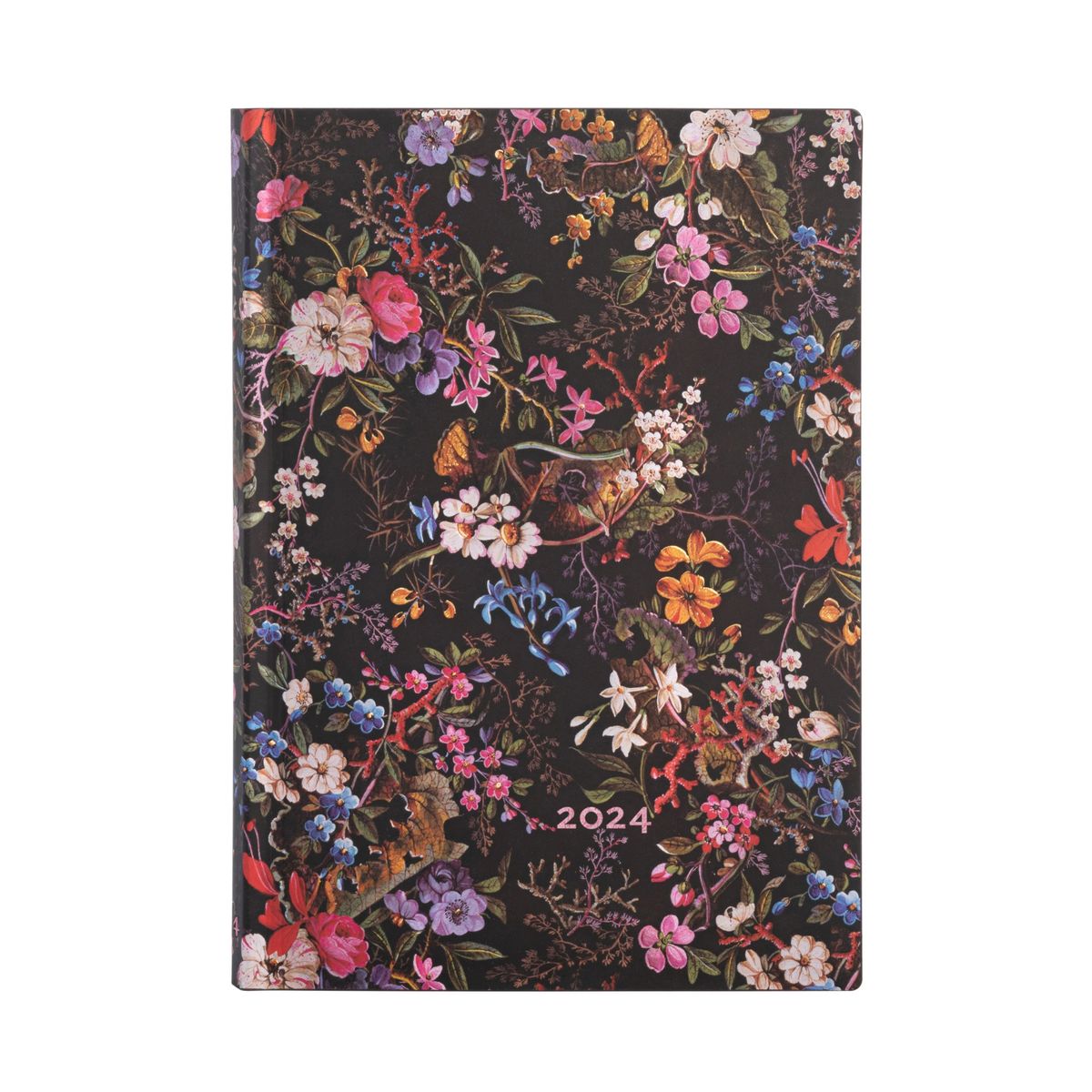 PAPER BLANKS - Agenda 2024 Floralia William Kilburn T.Flexible V. Dia Midi