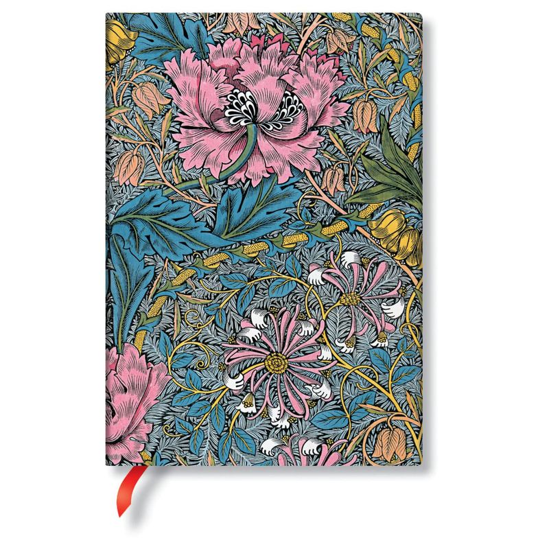 PAPER BLANKS - Libreta William Morris Madreselva T. Dura C/Lineas, Midi