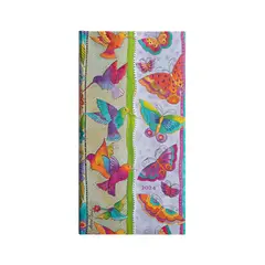 PAPER BLANKS - Agenda 2024 Colibríes y Mariposas, T.Dura Vista Semana Slim