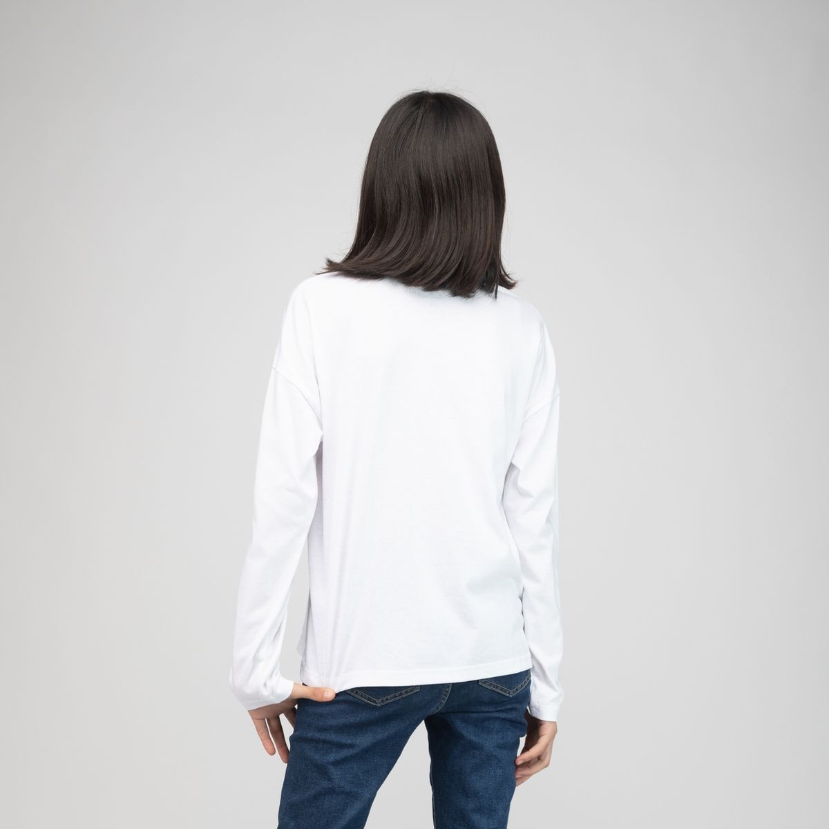 MINECRAFT - Polera Manga Larga Niña Minecraft Abejas Blanco Minecraft