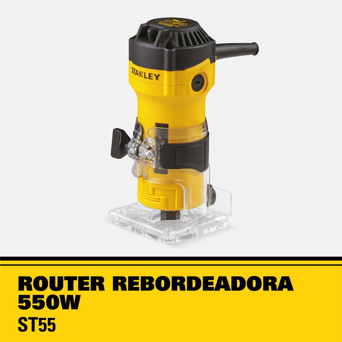 STANLEY - Rebajadora 550w 1/4 Stanley St55-b2c