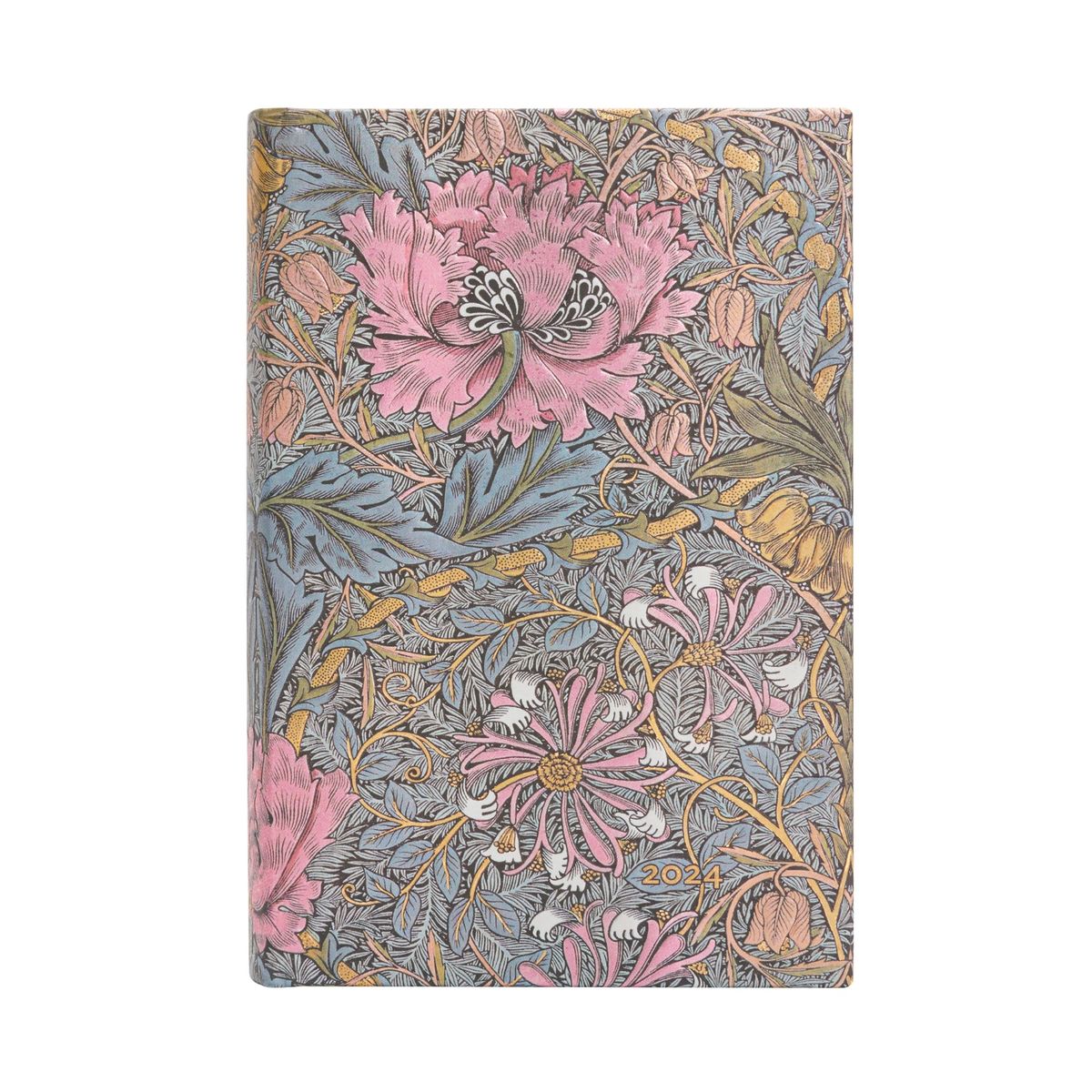PAPER BLANKS - Agenda 2024 William Morris Madreselva T.Dura Vista Dia, Mini