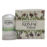 Desodorante Natural Piedra De Alumbre Más Konjac Facial.