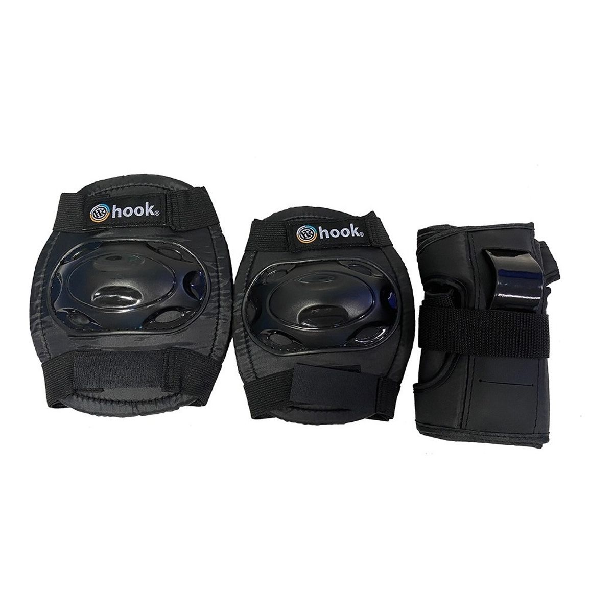 HOOK - Set Protecciones Hook 405 Codera Rodillera Muñequera