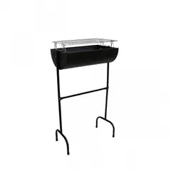 GENERICO - Parrilla de asado 1/2 tambor 54x30x85cm Bighouse