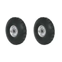 PRETUL - Rueda para carros yegua 10" doble balero 2 Unidades
