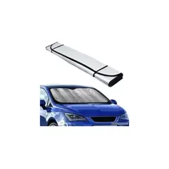 GENERICO - Protector Solar Parabrisa Tapa Sol Auto 130 X 60cm Universal