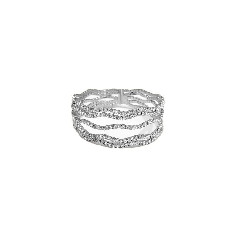 GENERICO - Brazalete  Pulsera Fantasía Para Fiesta De Strass Ty