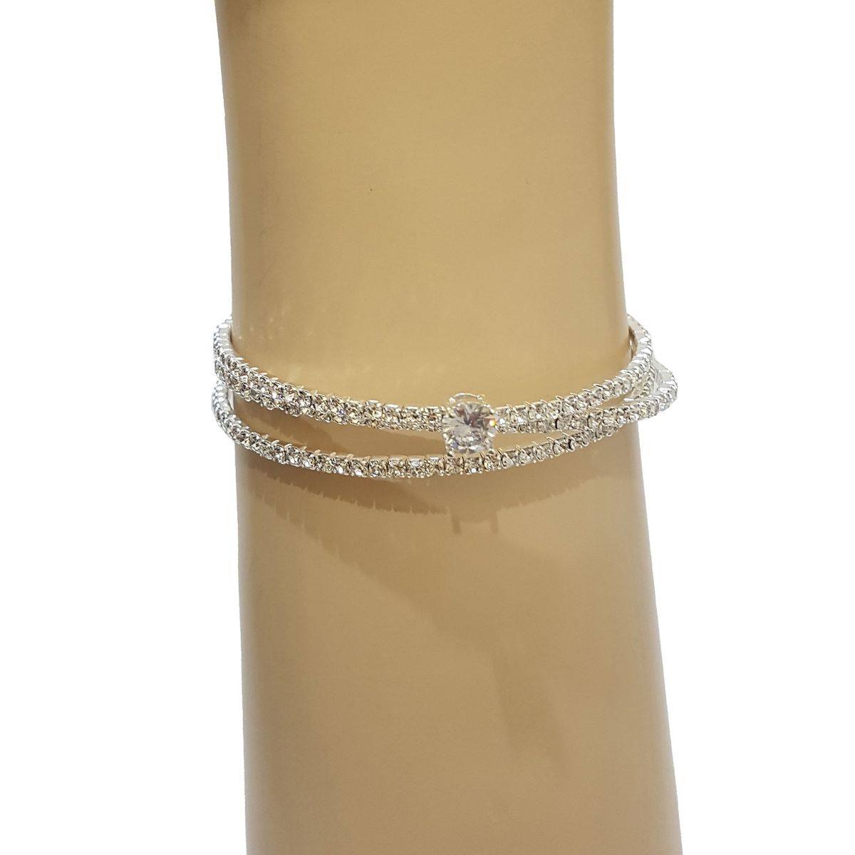 GENERICO - Brazalete  Pulsera Fantasía Para Fiesta De Strass Pepe