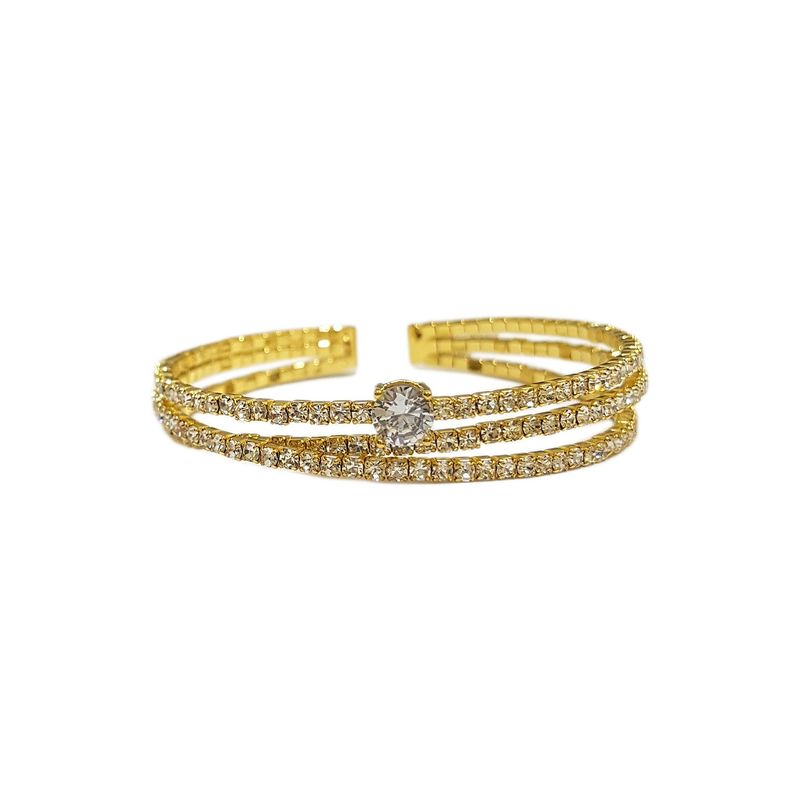 GENERICO - Brazalete  Pulsera Fantasía Para Fiesta De Strass Pepe