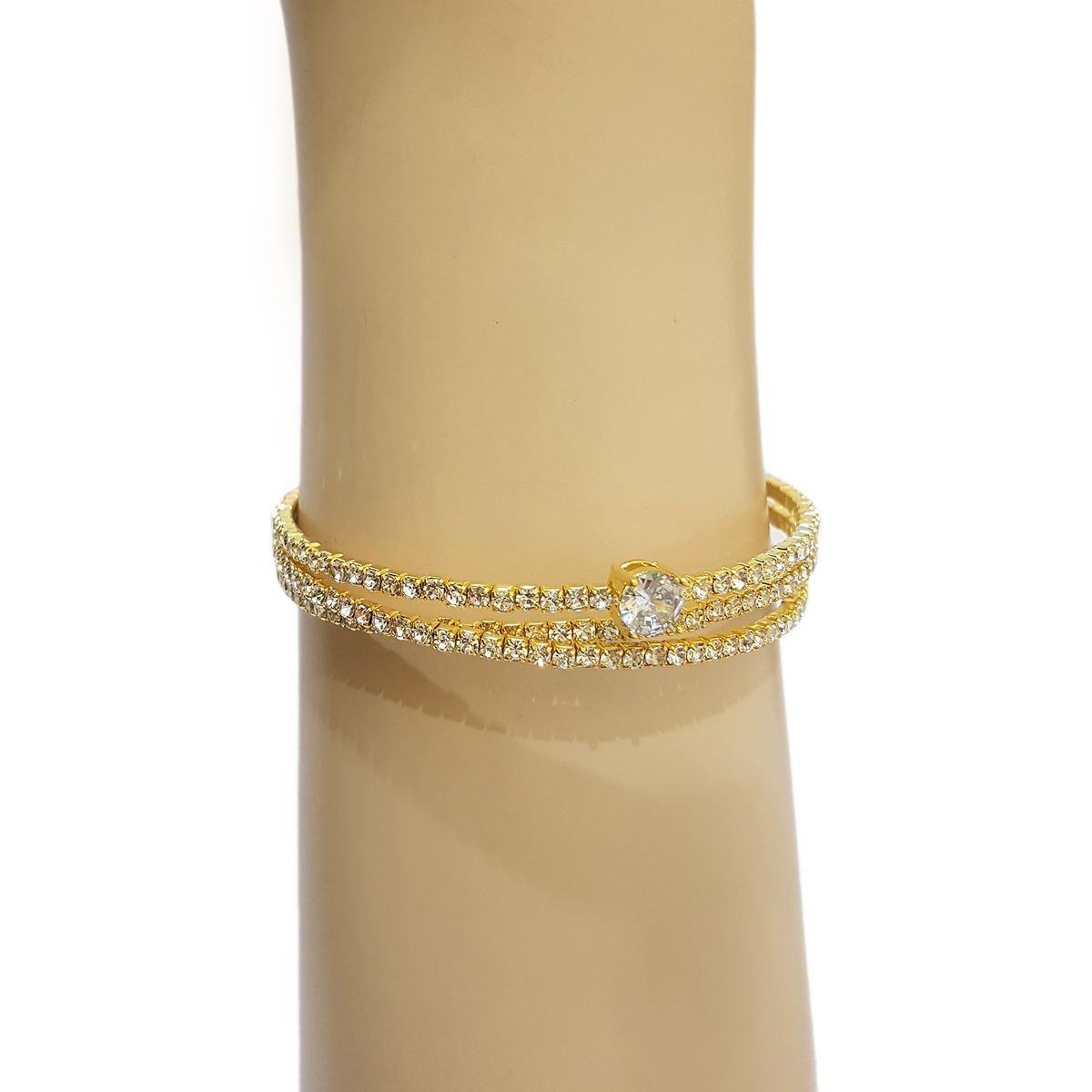 GENERICO - Brazalete  Pulsera Fantasía Para Fiesta De Strass Pepe