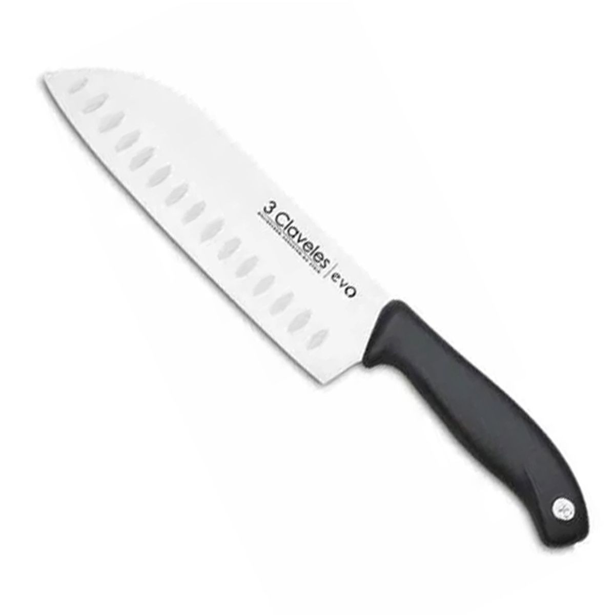 3 CLAVELES - Cuchillo Evo Santoku 18 cm