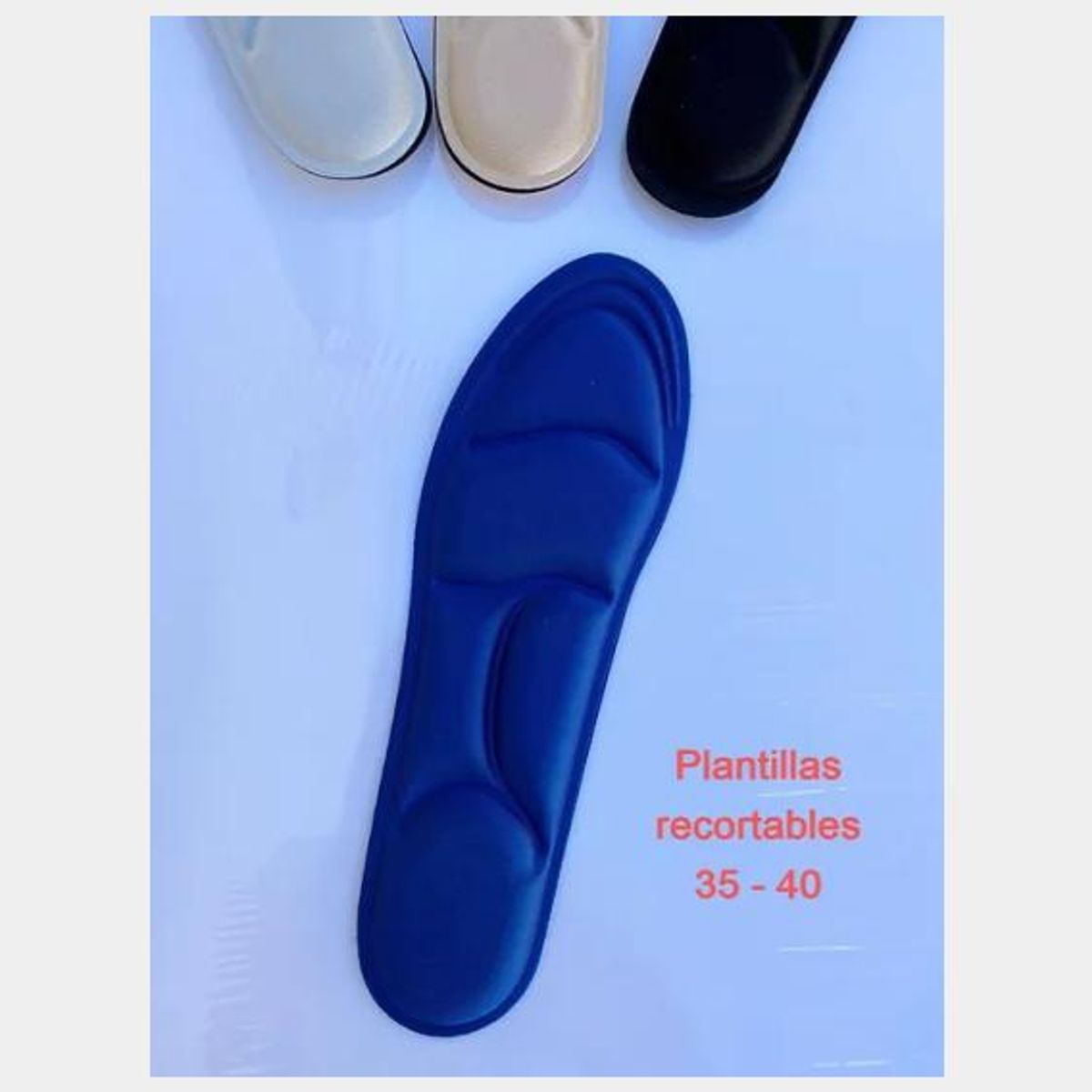 OEM - Plantillas   Acolchonados, comodidad.  Recortable