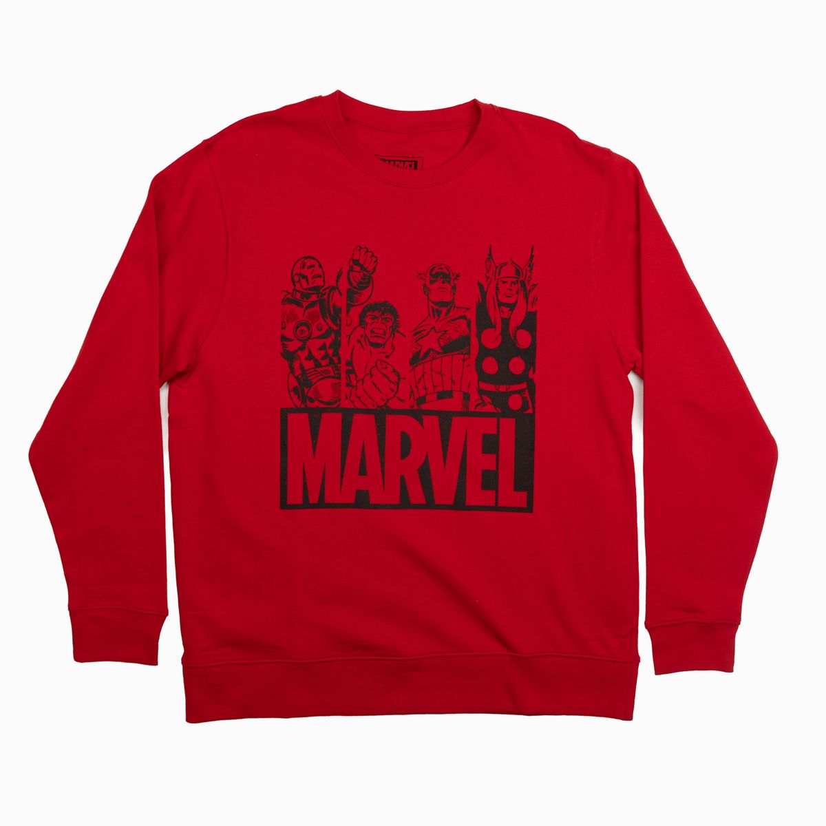 MARVEL - Poleron Hombre Marvel  Friends Rojo Marvel