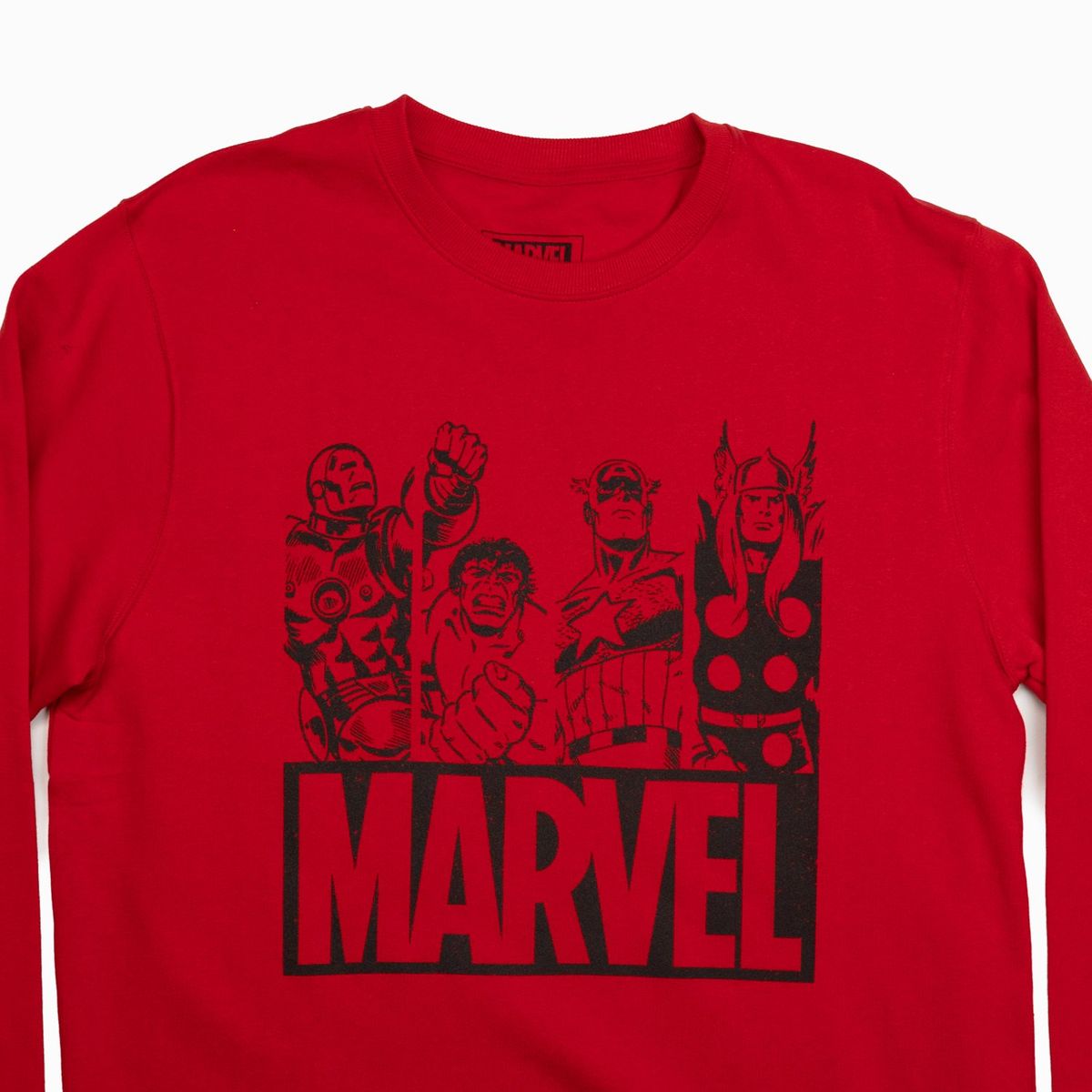 MARVEL - Poleron Hombre Marvel  Friends Rojo Marvel