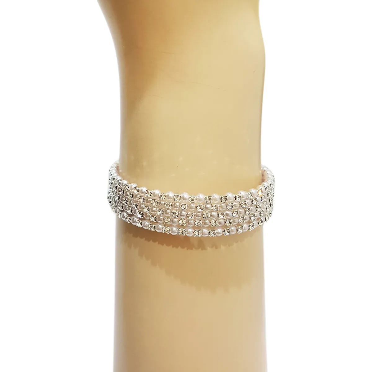 GENERICO - Brazalete  Pulsera Fantasía Para Fiesta De Strass Win