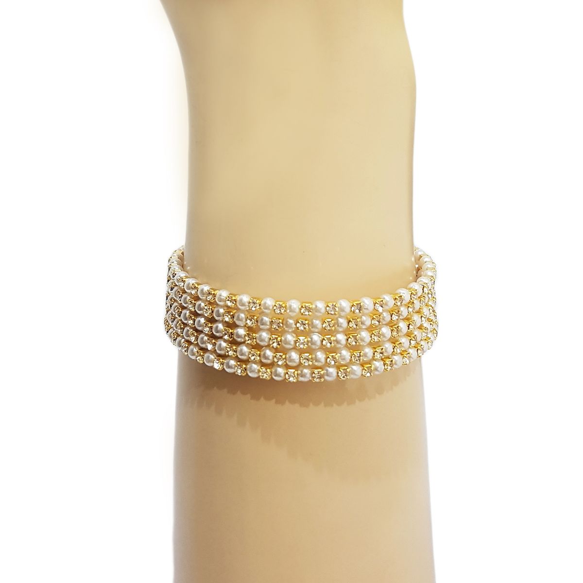 GENERICO - Brazalete  Pulsera Fantasía Para Fiesta De Strass Win