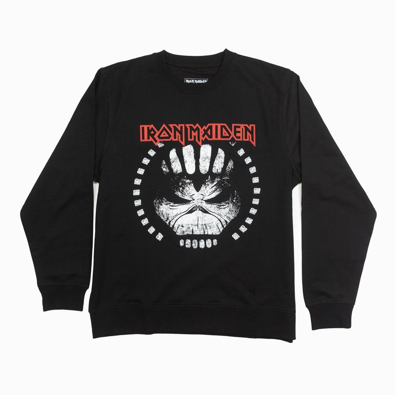 IRON MAIDEN - Poleron Hombre Iron Maiden The Beast  Azul Iron Maiden