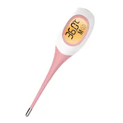 GENERICO - Termómetro Digital Punta Flexible Lectura Rápida 8 Segundos