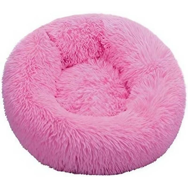 GENERICO - Cama Gato Perro 60cm Redonda Dona Anti Estrés Talla M