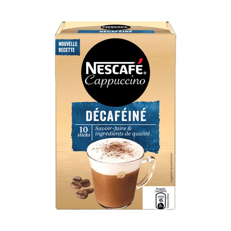 NESTLE - Café NESCAFÉ® Cappuccino Descafeinado 125g 10 sobres