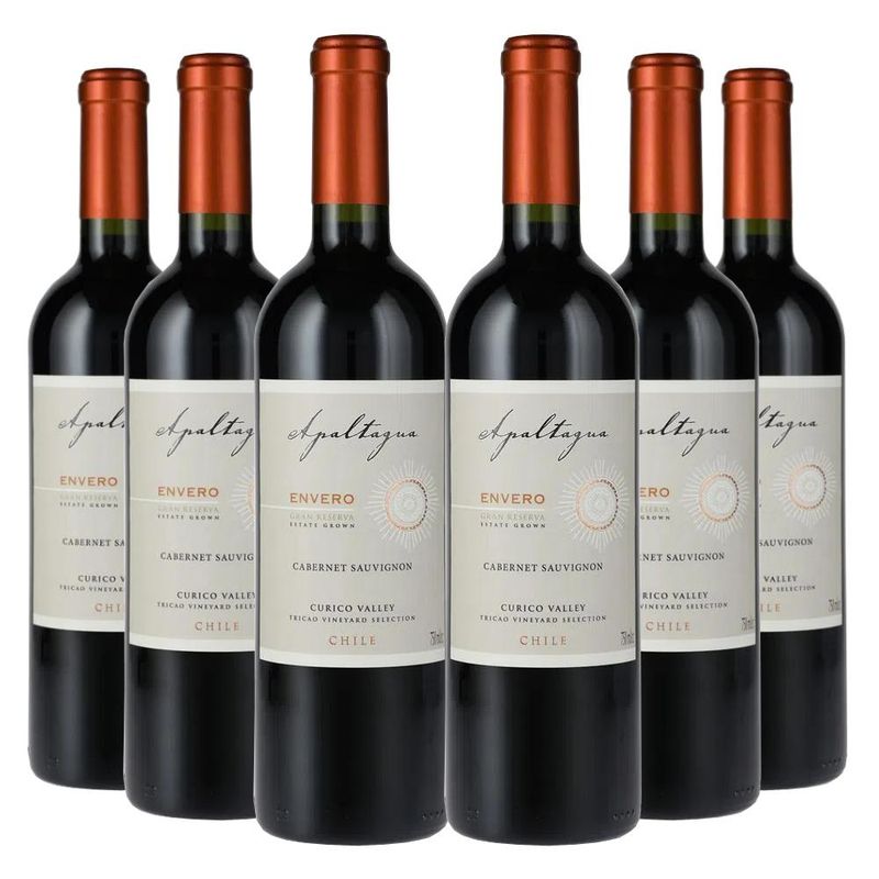 APALTAGUA - 6 Vinos Apaltagua Gran Reserva Envero Cabernet Sauvignon - Rojo