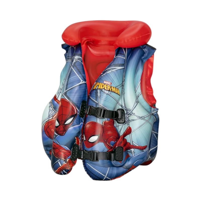 BESTWAY - Chaleco Salvavidas Inflable Spiderman Niños 3-6 Años Bestway
