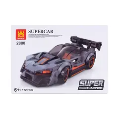 GENERICO - SÚPER AUTO DEPORTIVO NEGRO ARMABLE