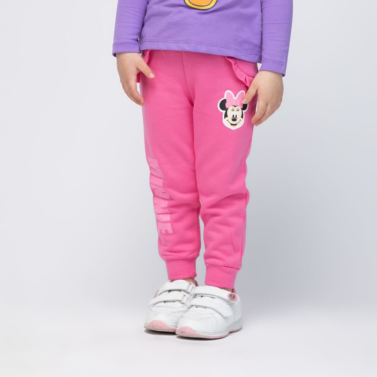 DISNEY - Pantalon De Buzo Niña Minnie Looking Rosado Disney