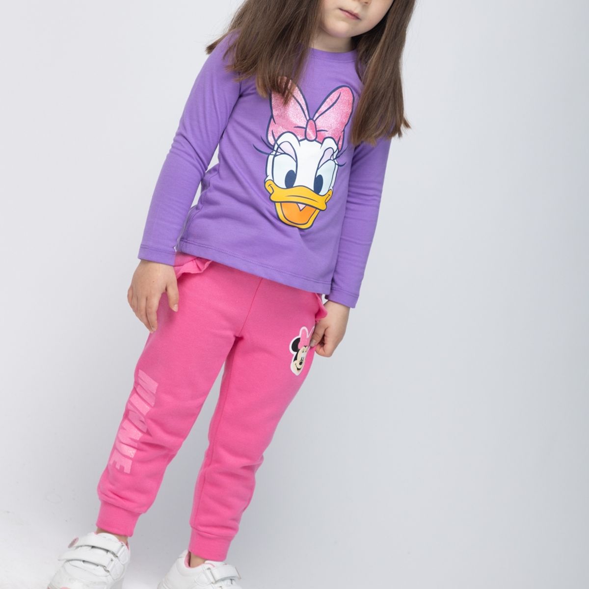 DISNEY - Pantalon De Buzo Niña Minnie Looking Rosado Disney