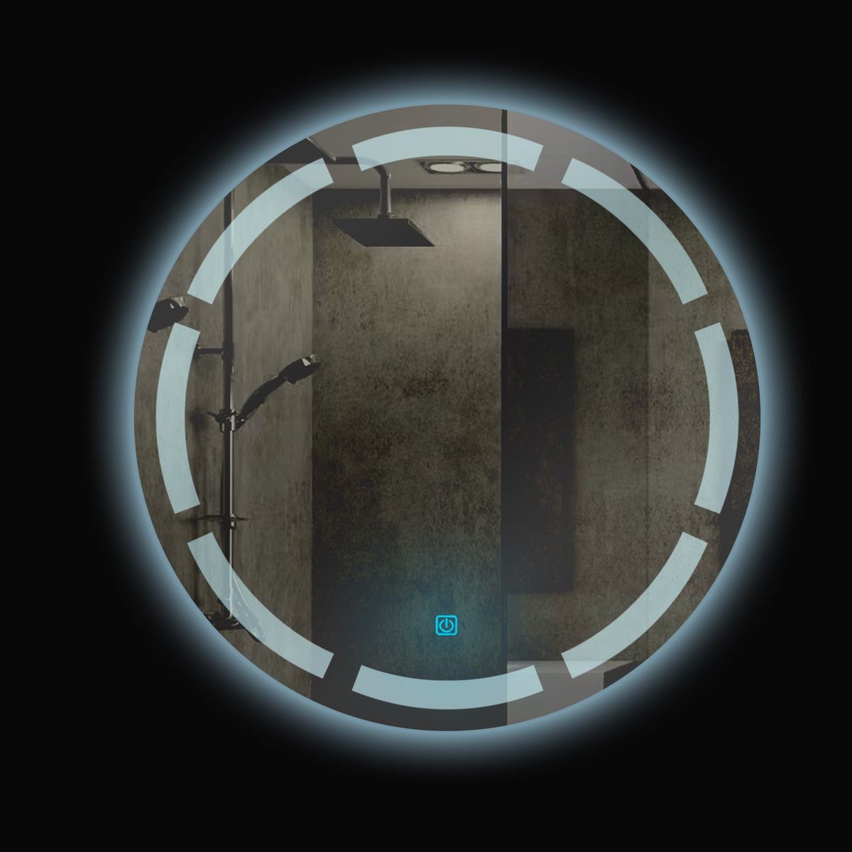 JOYTEK - Espejo Led Redondo Touch Joytek diámetro 60 cm