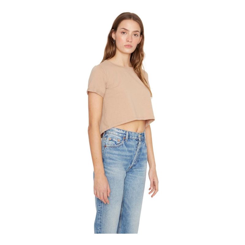 JACINTA TIENDA - Polera Gracia manga corta III crudo Jacinta Tienda