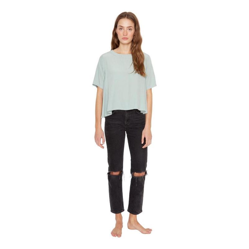 JACINTA TIENDA - Polera Carmen II verde Jacinta Tienda