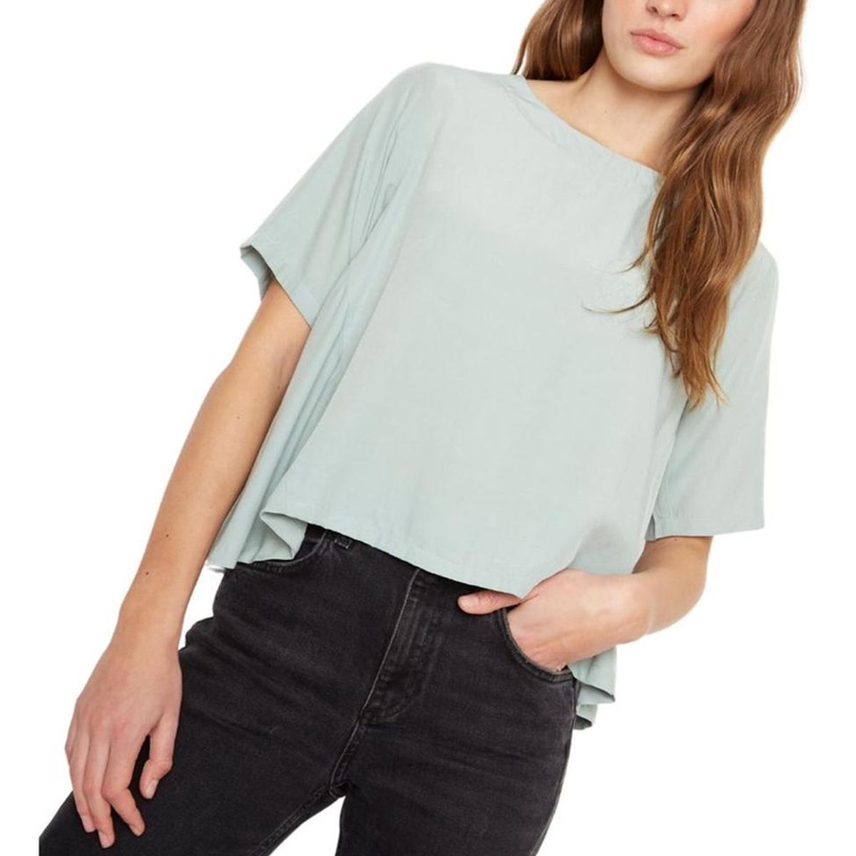 JACINTA TIENDA - Polera Carmen II verde Jacinta Tienda
