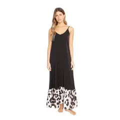 JACINTA TIENDA - Vestido Libra III negro print