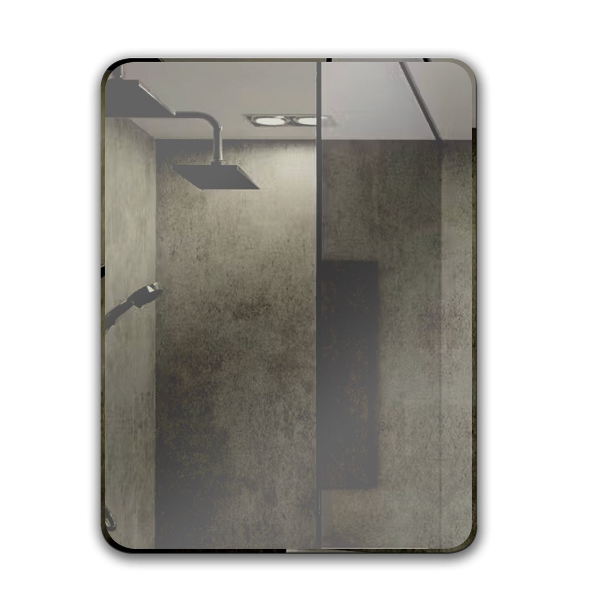 JOYTEK - Espejo Rectangular Puntas Curvas Joytek 60x45 cm