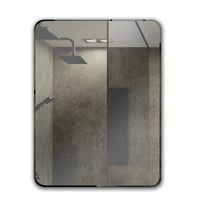 Espejo Rectangular Puntas Curvas 60x45 cm