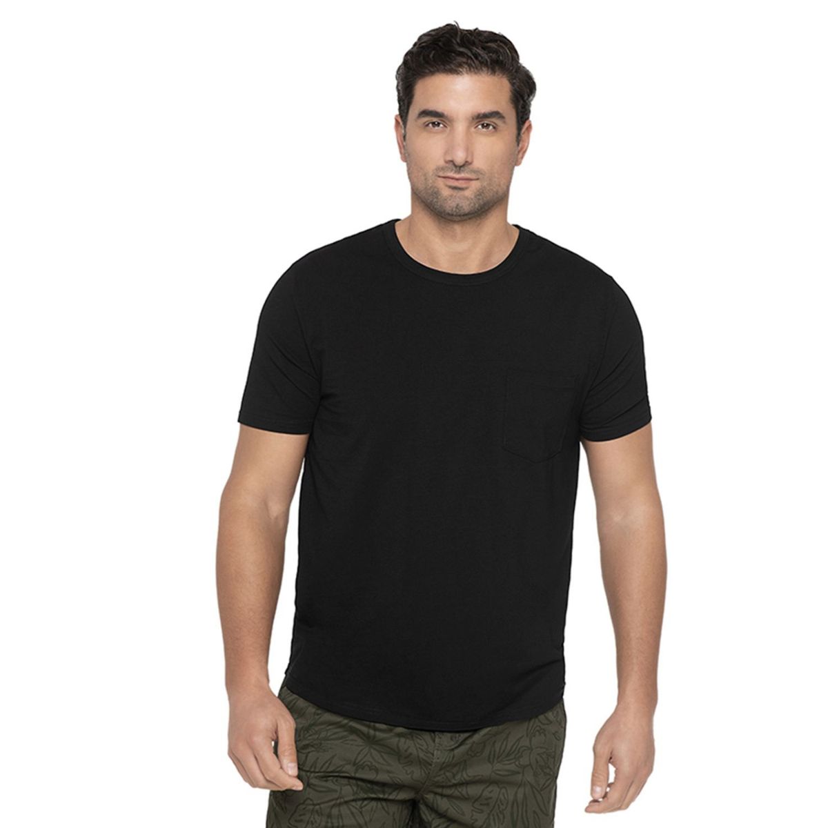 PANAMA JACK - Polera Hombre Negro Panama Jack