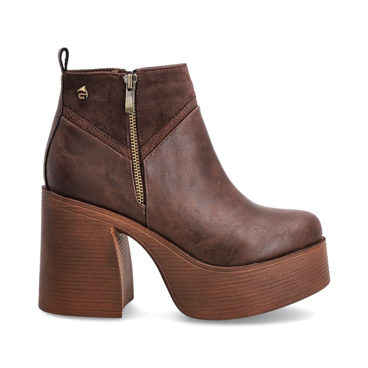 GOTTA - Botín Mujer Plataforma Café 25630