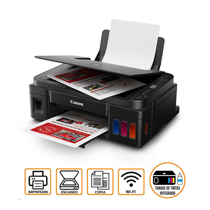 CANON - Impresora Color Multifunción Canon Pixma G3110 Sist Continuo