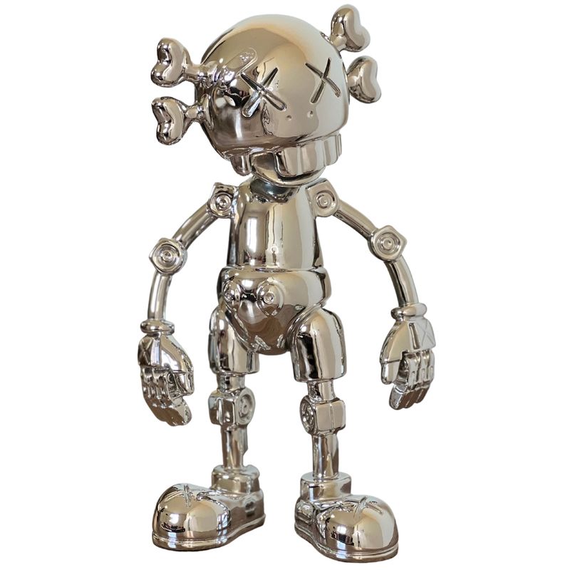 GENERICO - Figura decorativa Calavera Silver