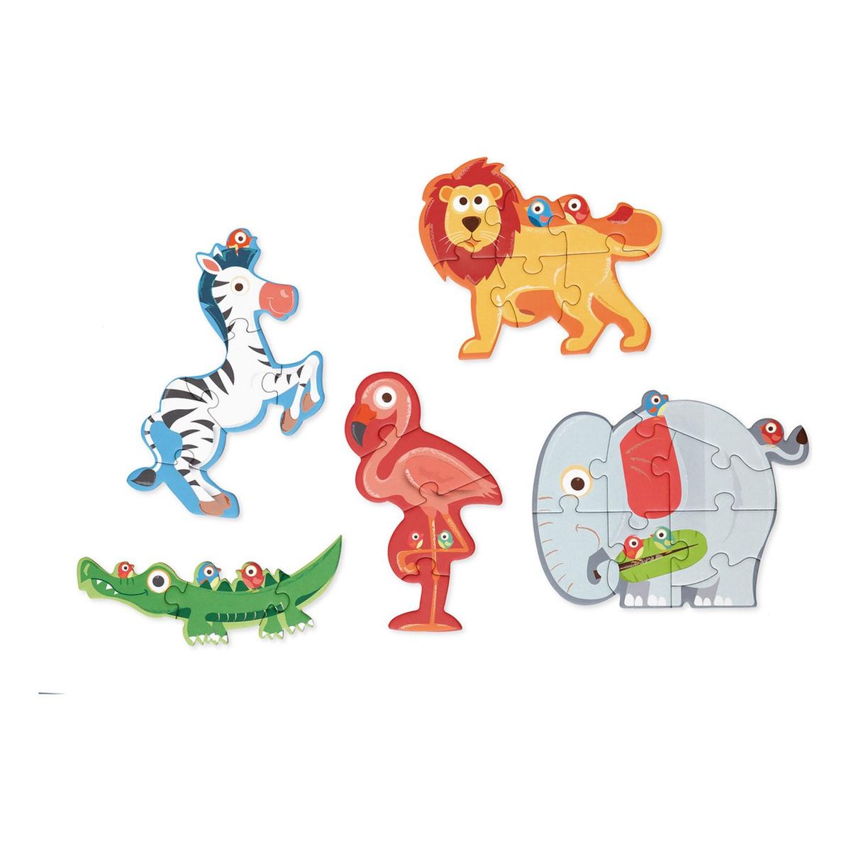 SCRATCH EUROPE - Puzzle Progresivo Safari 5 Puzzles Scratch Europe