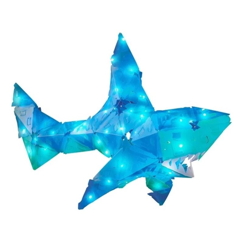 CREATTO - Rompecabezas Con Iluminacion 3D Grande Tiburon Creatto