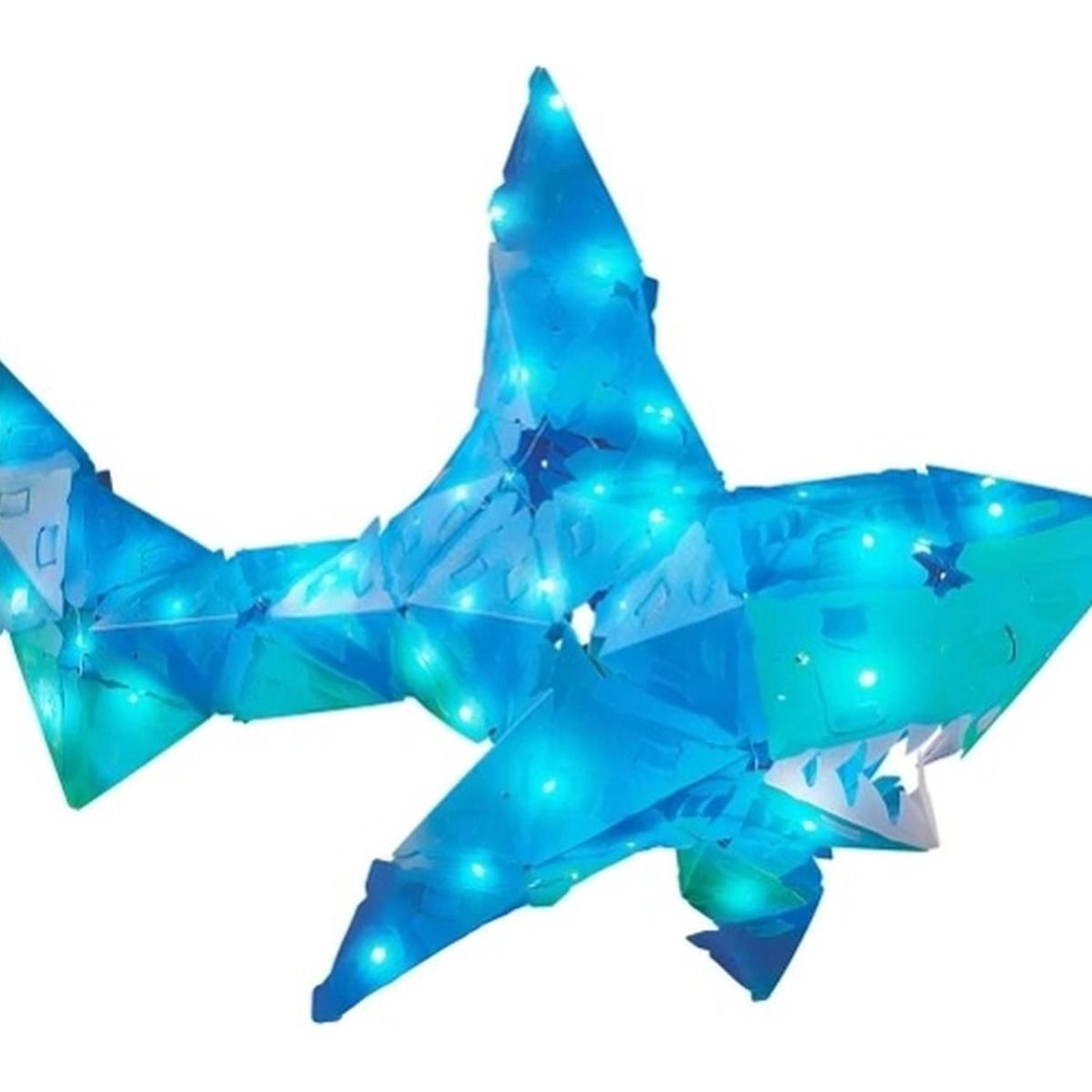 CREATTO - Rompecabezas Con Iluminacion 3D Grande Tiburon Creatto
