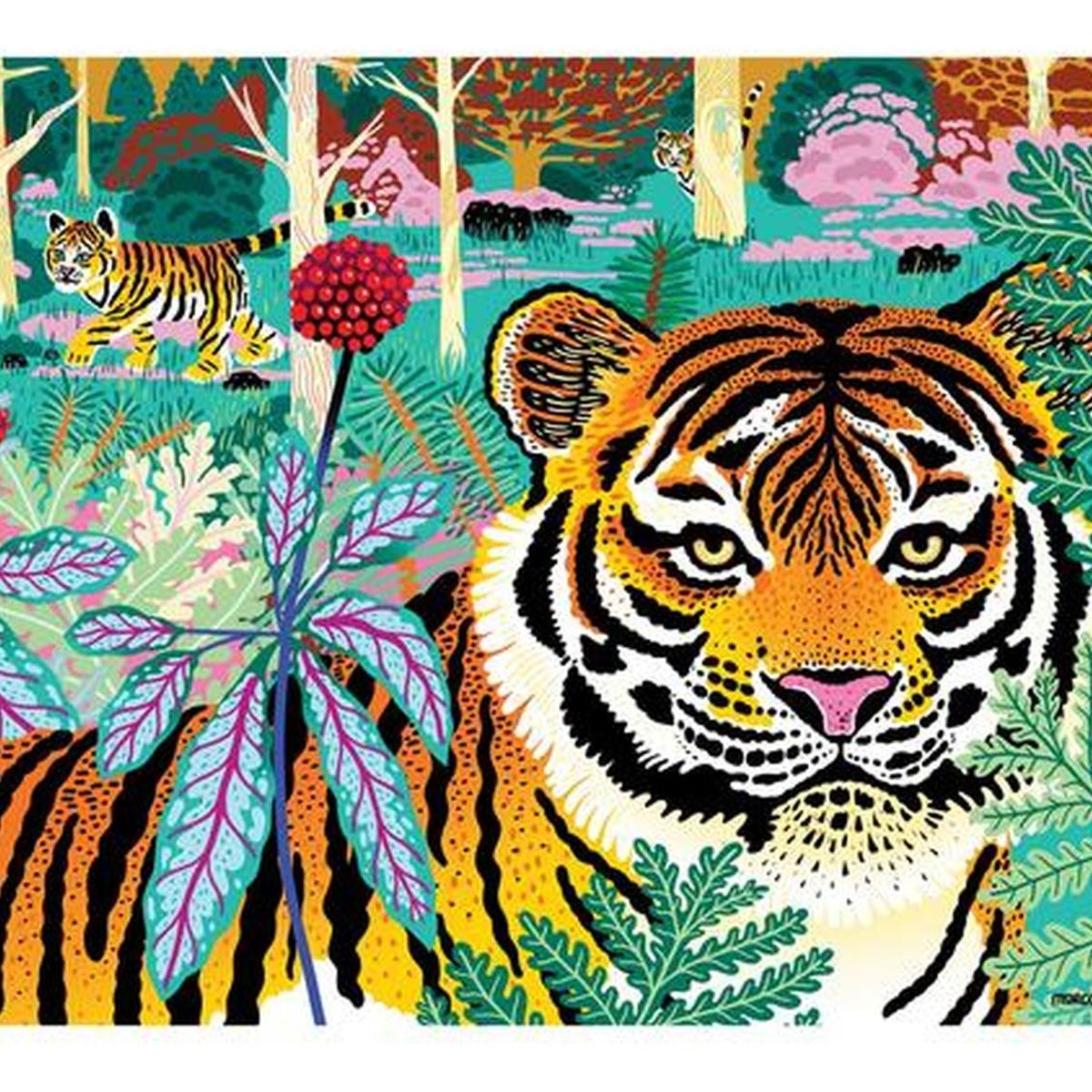 MUDPUPPY - Tigre Siberiano 300 Pcs Peligro De Extincion Mudpuppy