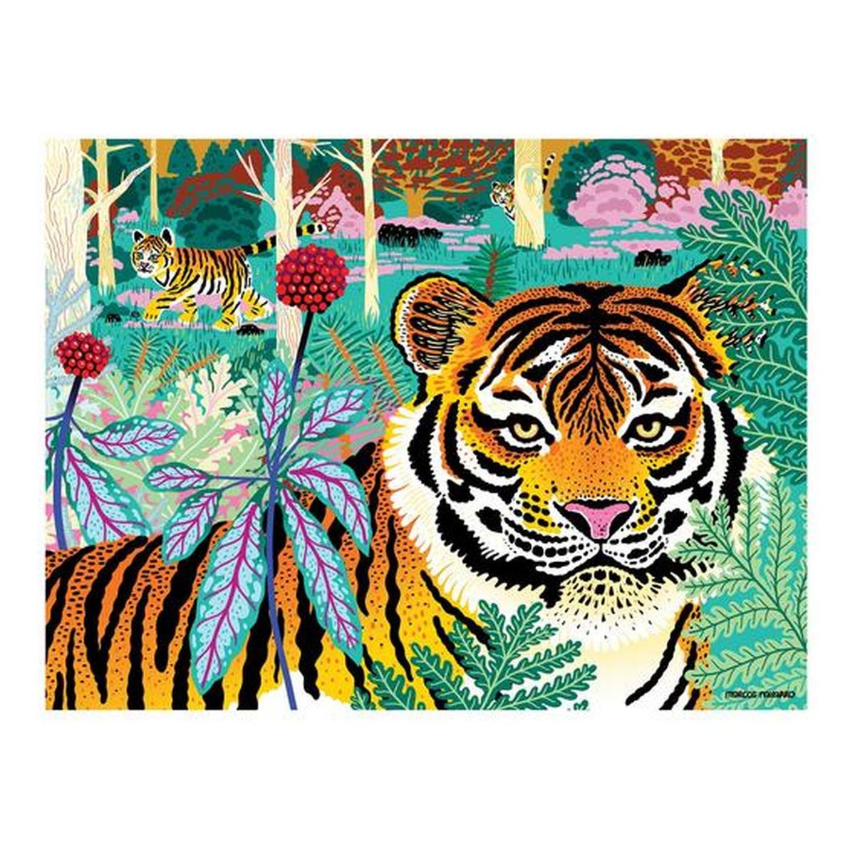 MUDPUPPY - Tigre Siberiano 300 Pcs Peligro De Extincion Mudpuppy