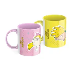 GENERICO - Pack Tazones Hey Arnold - Arnold y Helga