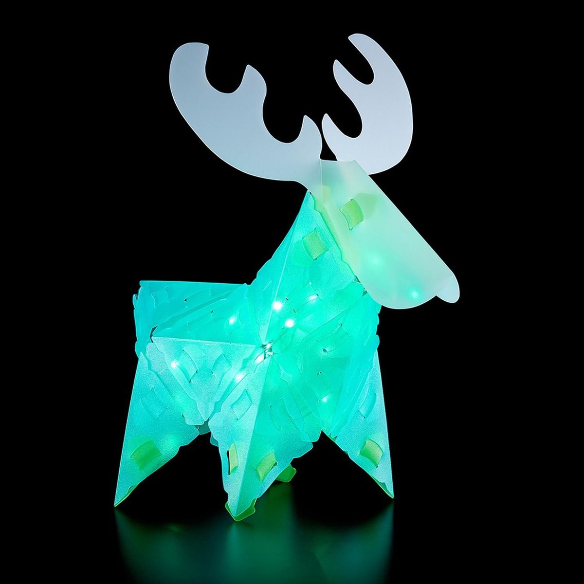 CREATTO - Rompecabezas Con Iluminacion 3D Pequeño Alce Creatto