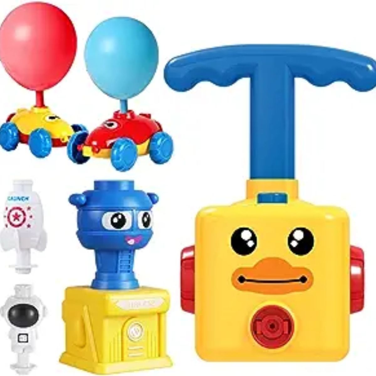 OEM - Juego Bombin Impulsador lanzador con Globos Pato Amarillo